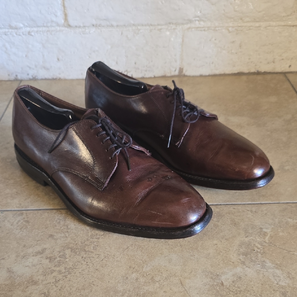 Allen Edmonds Dark Brown Leather Oxfords